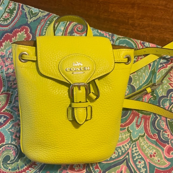 XXSOLDXX COACH Amelia Leather Convertible Backpack NWT MSRP $325 - Picture 2 of 8